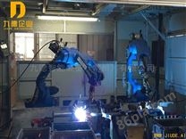 双机联动机器人自动焊接应用